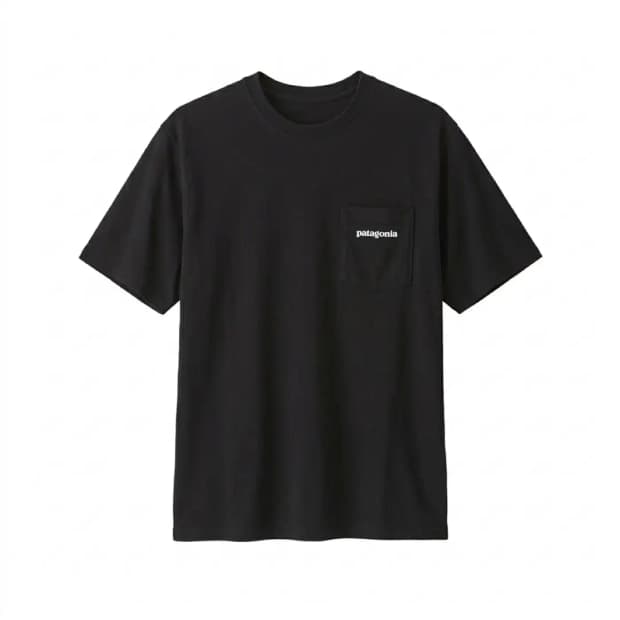 파타고니아 반팔 티셔츠 블랙 XXL