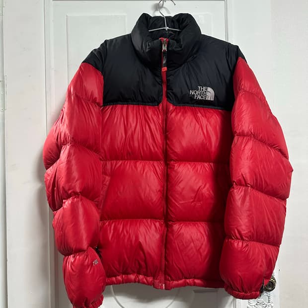 노스페이스 700 눕시 레드