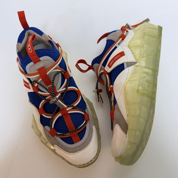 지미추(JIMMY CHOO) 다이아몬드 멀티컬러 스니커즈 35 (225