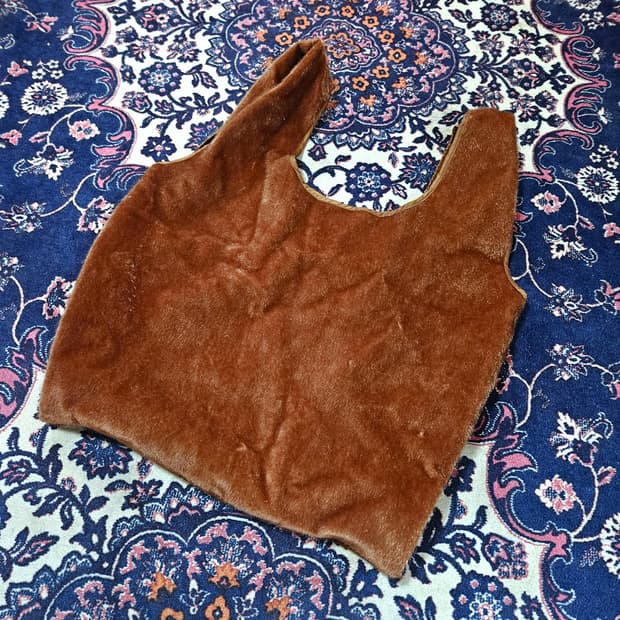 엠마커(M.marker) 브라운 퍼 빅 쇼퍼백 Free