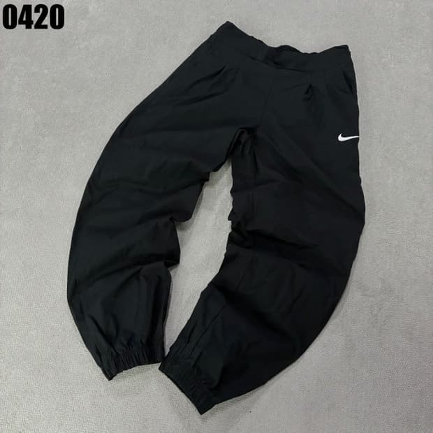 나이키 스우시 블랙 조거 트레이닝 바지 m