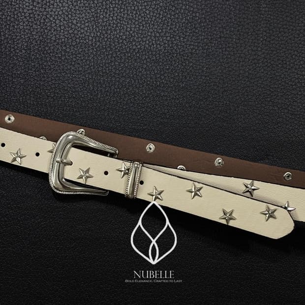 🌗 Star stud belt / 스타 별 스터드 웨스턴 벨트