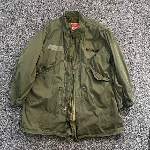 US Army 밀리터리 빈티지 오리지널 M65 개파카 필드자켓 M