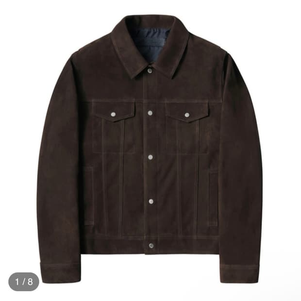 (신품급) 느와르라르메스 스웨이드 자켓 (DARK BROWN)_48