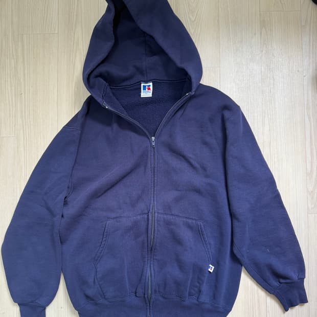 90s 러셀 후드집업 L