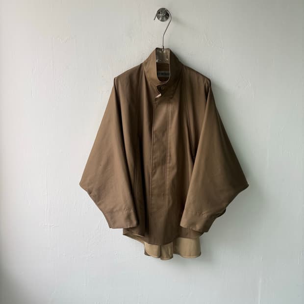 이세이미야케 아카이브 하이넥 패려슈트 자켓 