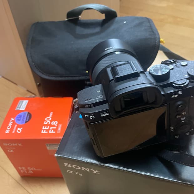 소니 A7M3 풀박스 + FE 50mm F1.8 렌즈