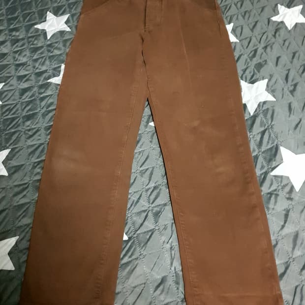 자라 블랙라벨 스트레이트 데님팬츠 모카브라운 (33)