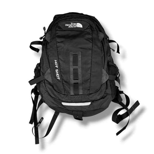 노스페이스 핫샷 블랙 백팩 28L