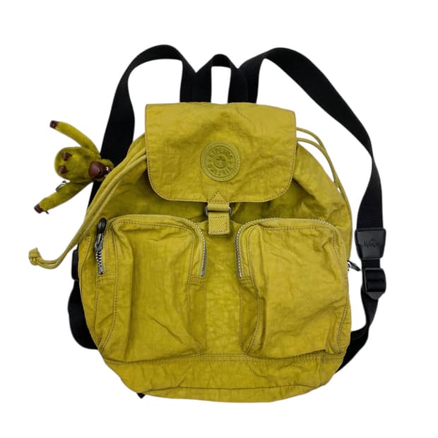 키플링 y2k 머스타드 복조리백팩