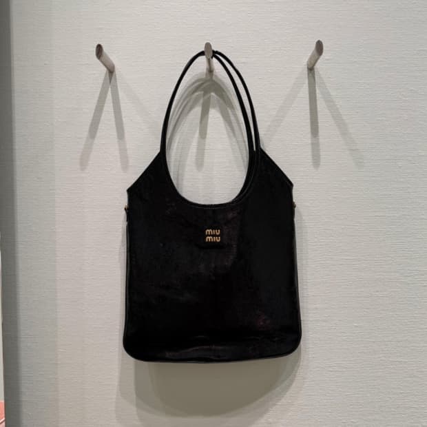 미우미우 아이비 나플락 가죽 백