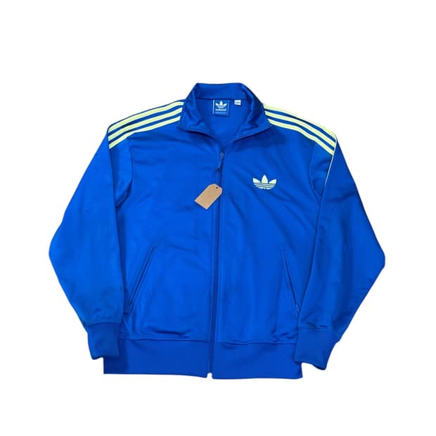 아디다스 트랙탑 블루레몬