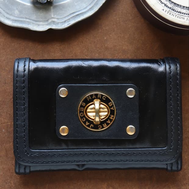[Marc Jacobs] Turnlock Leather Card Case