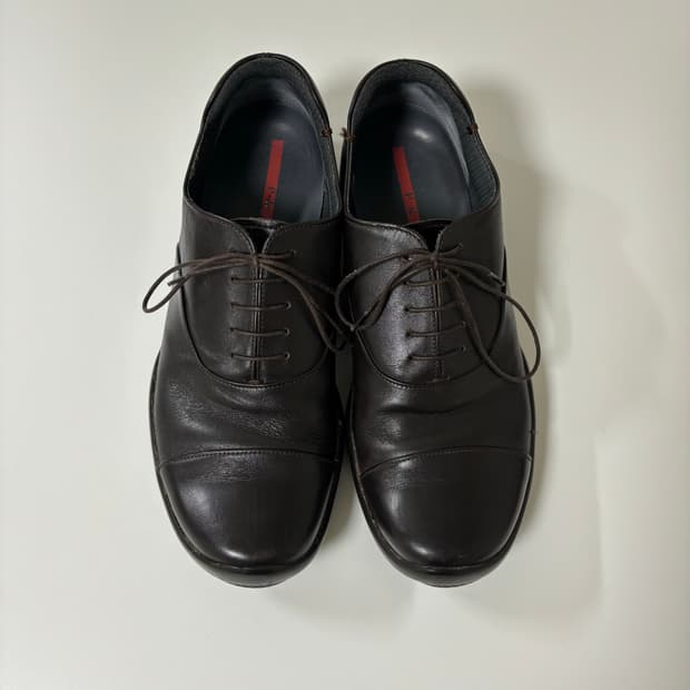 Prada sports leather derby