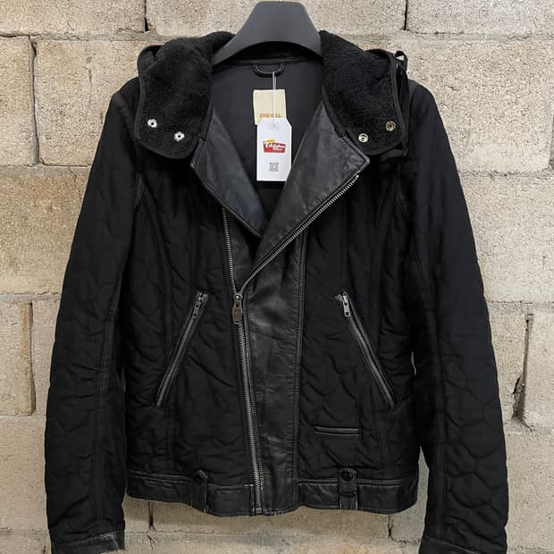 디젤 후드 라이더 자켓 