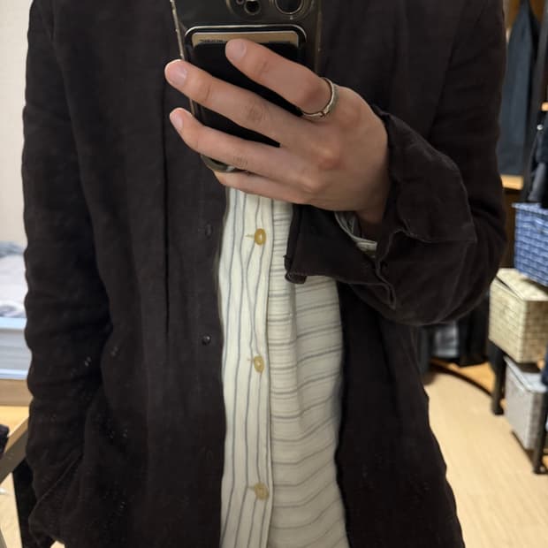 Lm altieri 리넨 자켓