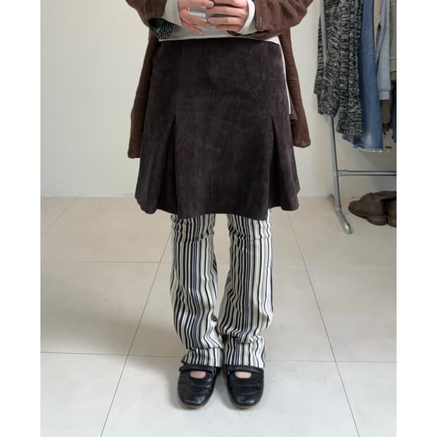 빈티지 미디 스커트