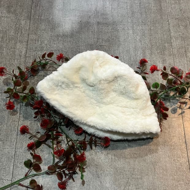 일본빈티지 bitlr 핀터깔y2k 올드스쿨아메카지 퍼 벙거지모자