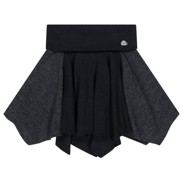 코이세이오 폴딩 언발란스 스커트 차콜