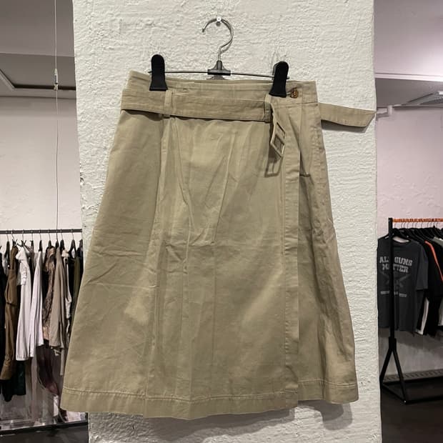 꼼데가르송 랩 스커트