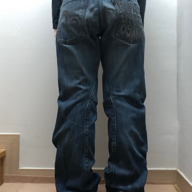 빈티지 에비수 데님 팬츠