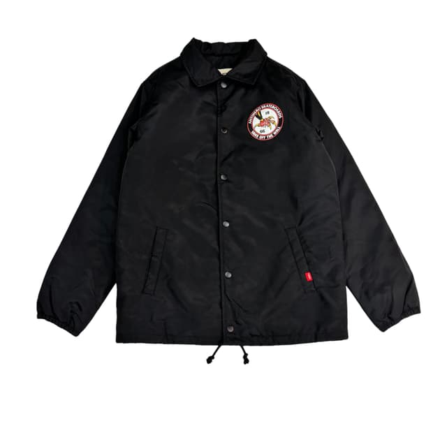반스 블랙 코치 자켓