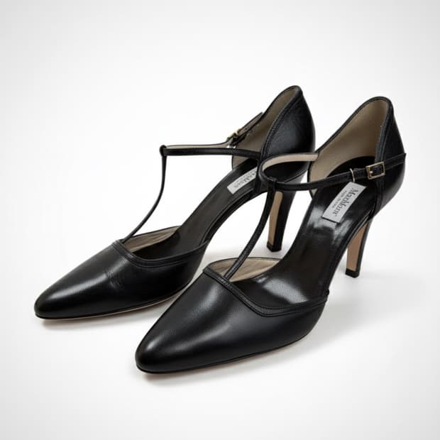 37/ 막스마라  T-스트랩 펌프스 구두 