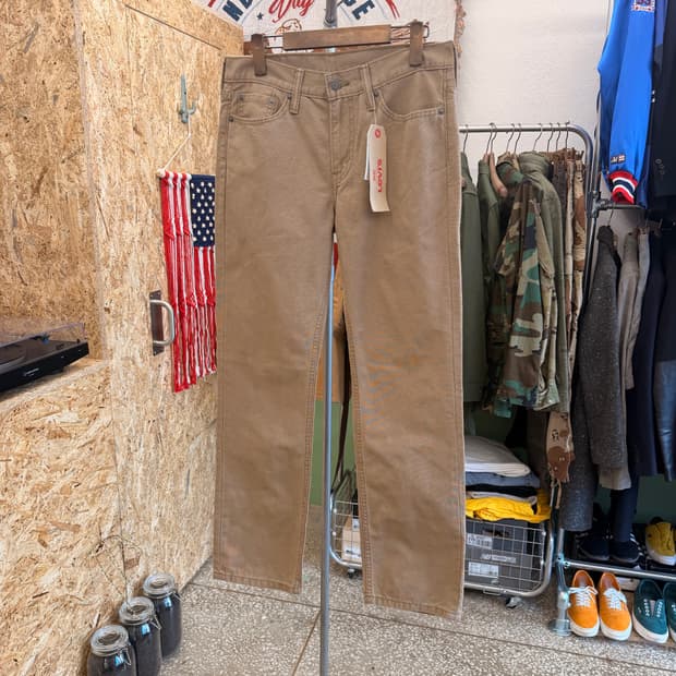 리바이스 514 화이트탭 데님 팬츠