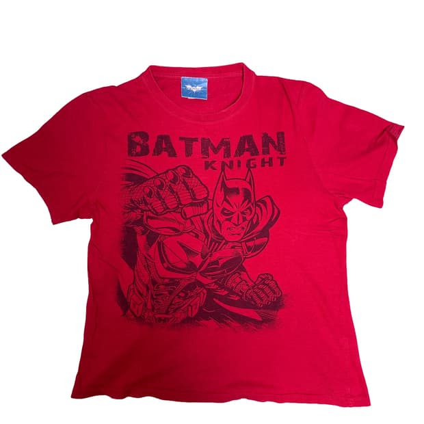 빈티지 00s 배트맨 다크나이트 라이즈 코믹스 티셔츠 L