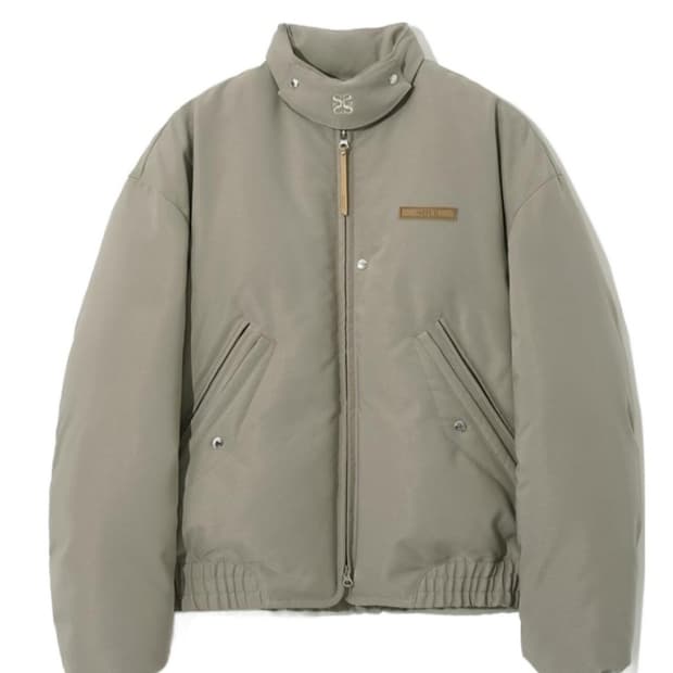 SATUR 패딩 점퍼 베이지