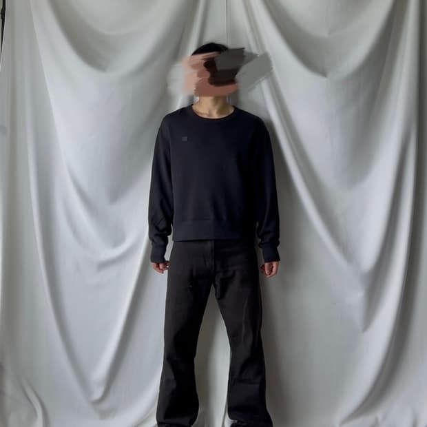 acne studios 아크네 스튜디오 페이스 패치로고 맨투맨