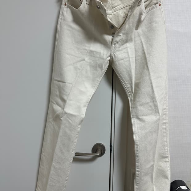 리바이스 501 크림진 W34 L32