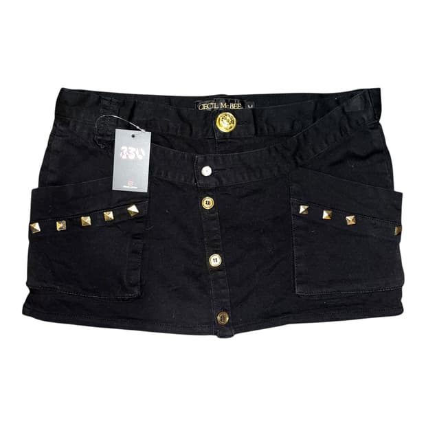 CECIL McBEE 세실맥비 스터드 스커트 펑크y2k갸루