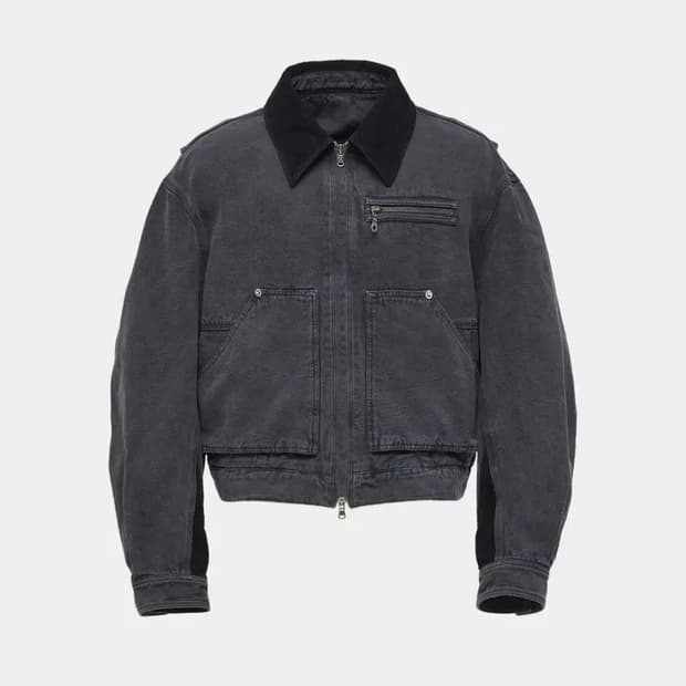 쿠어 오버다잉 페이디드 워크 자켓