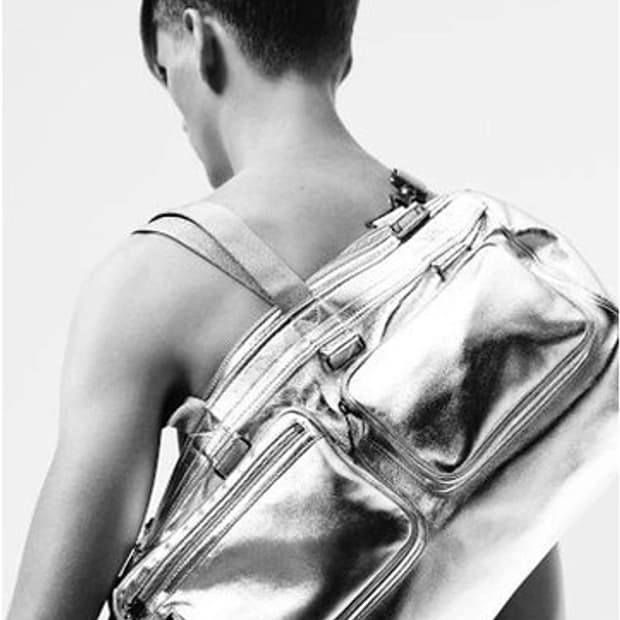 디올옴므 07 실버 드빌백