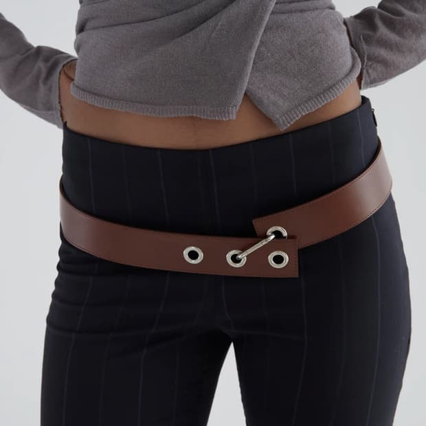 [XS/S]팔로마울 Hoop 벨트/브라운