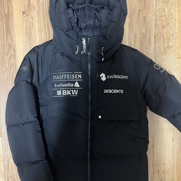 S 85 데상트 아우디 레플리카 스키팀 패딩 숏패딩 디스커버리 뉴발 네파