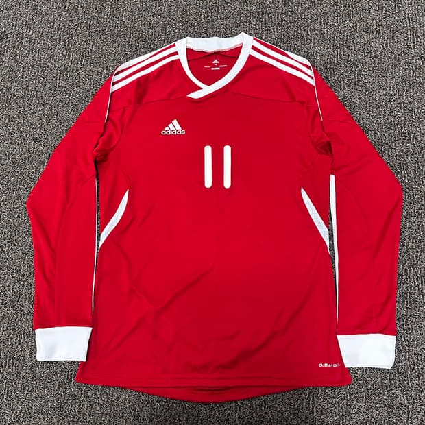 아디다스 기능성 긴팔 운동복 작업복 레드 105(XL)