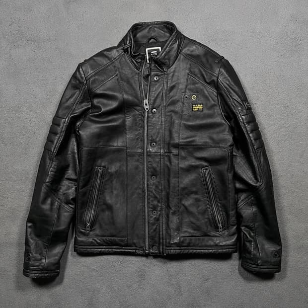 G-Star Raw 지스타 로우 바이커 MFD 레더 자켓