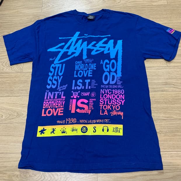 M]Stussy Japan 스투시 재팬 빅 그래픽 반팔 티셔츠