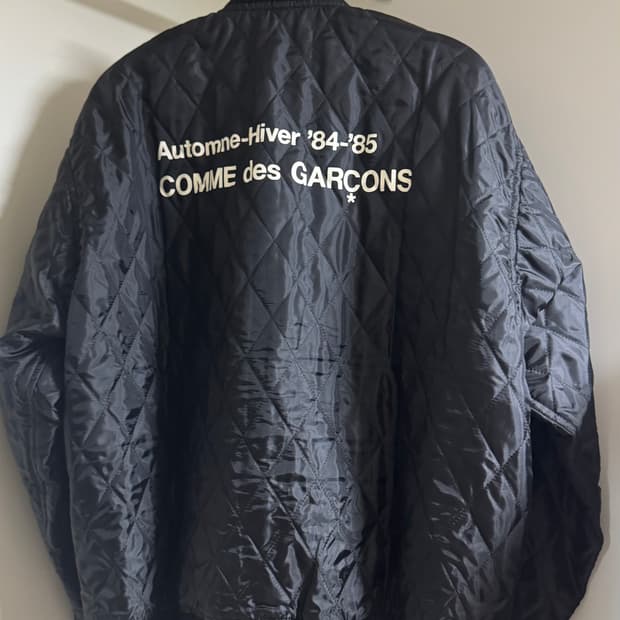 CDG 퀼티드 '84-85 스태프 블루종 블랙