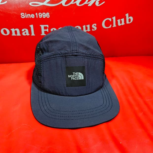 노스페이스 화이트라벨 박스로고 나일론 캠프캡 