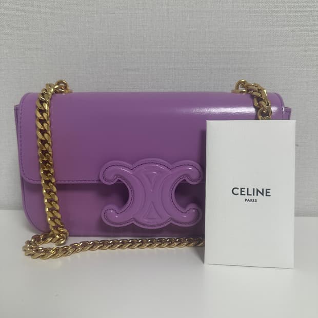 Celine(셀린느) 199243BF4 퀴르 트리옹프 금장 체인 숄더백