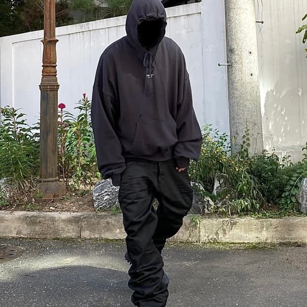 언더마이카 무0.9 Anti Fxxking 오버사이즈 후디