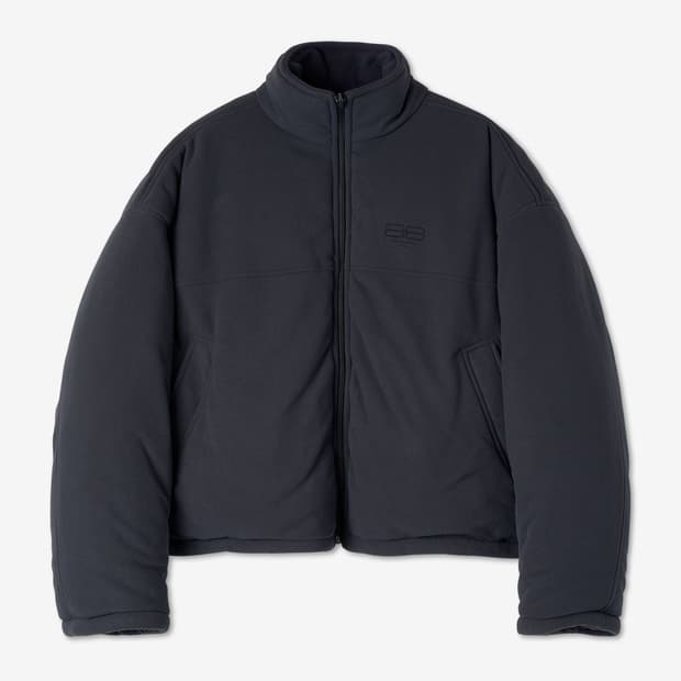 구매) 발렌시아가 bb로고 리버서블 푸퍼 자켓