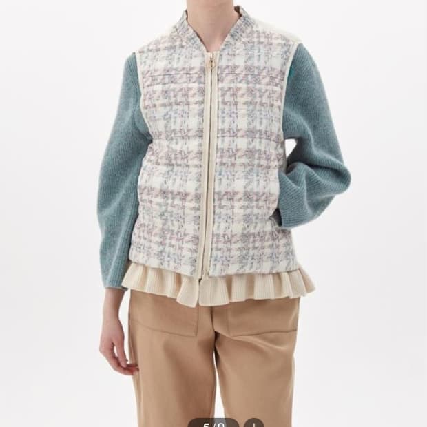 기비 2021 니트믹스  패딩 베스트 85-160사이즈