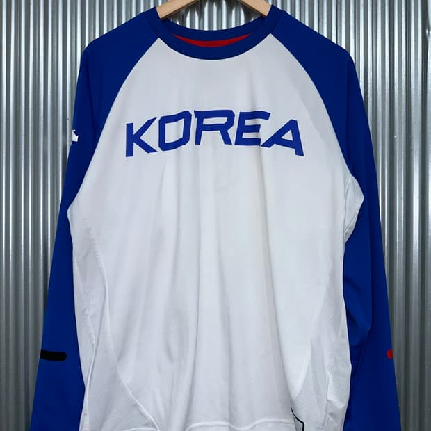 [105/XL] 데상트 KOREA 기능성 긴팔 티셔츠 (국가대표 에디션)