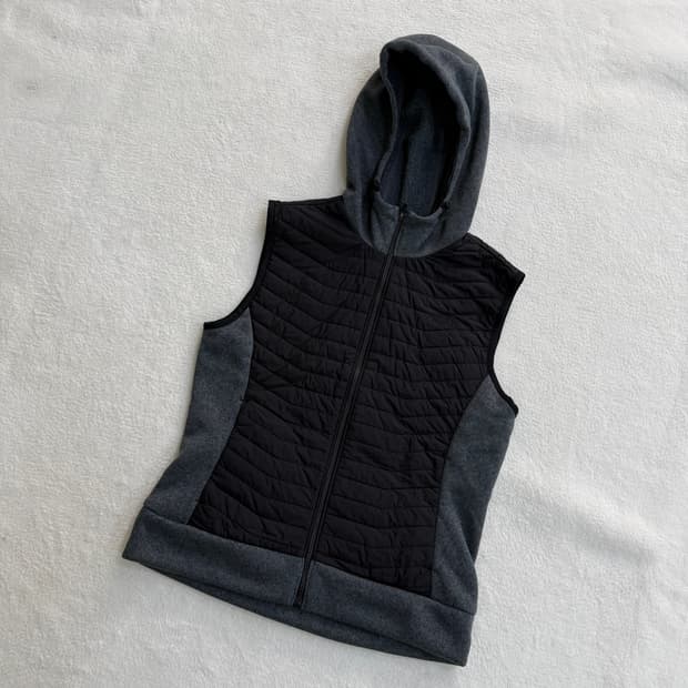 90 노스페이스 후드 경량 조끼 0320T