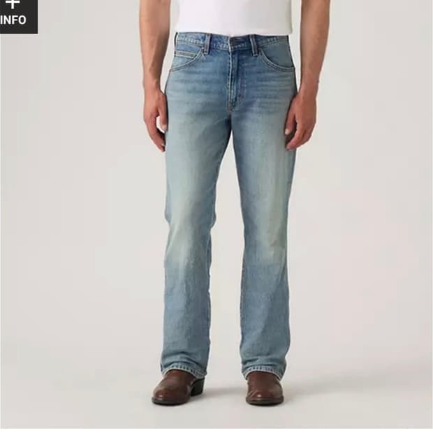 리바이스 537 웨스턴부츠컷 31*30