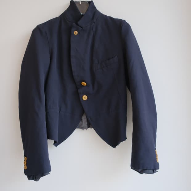 Boiled polyester tailored jacket